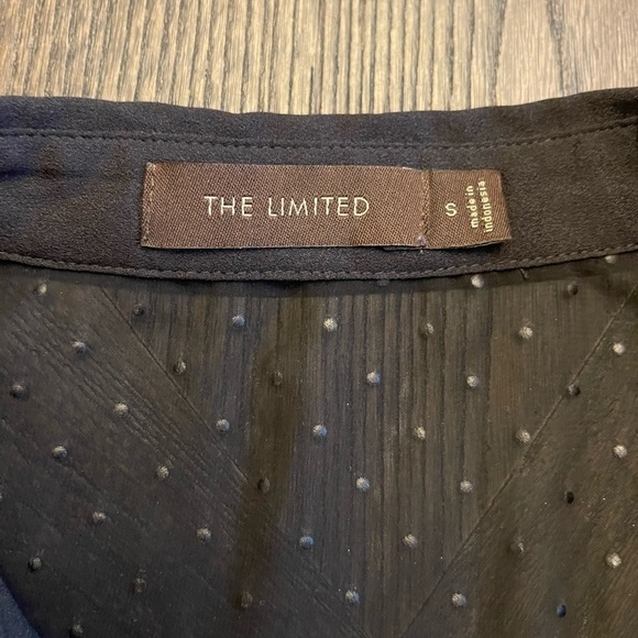 The Limited Black Button Down Shirt Size Small - Picture 4 of 4